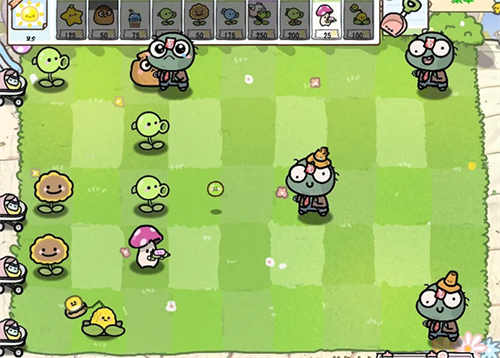 萌化版植物爆射僵尸王(3)