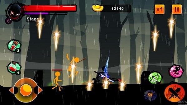 火柴人幽灵忍者横版(2)