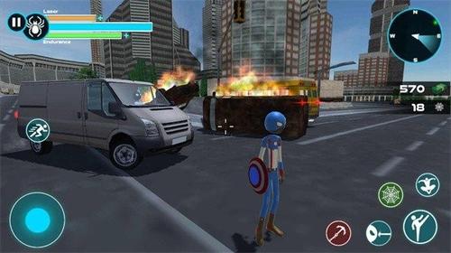 蜘蛛绳索火柴人(2)