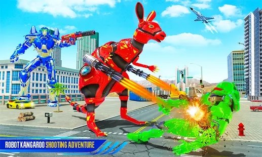 袋鼠机器人汽车变形(3)