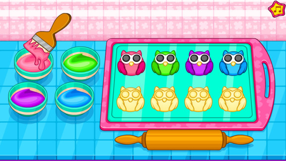 给孩子们做猫头鹰饼干(1)