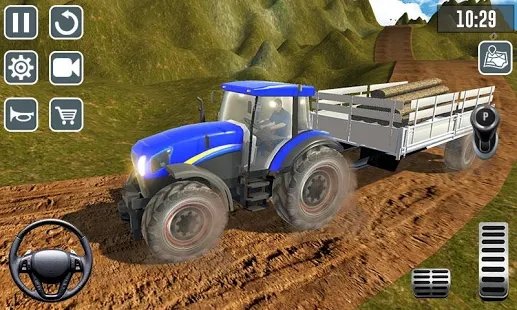 拖拉机牵引作业模拟(3)