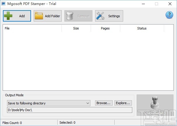 Mgosoft PDF Stamp(PDF添加水印软件)