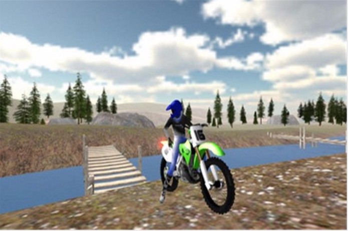 越野摩托比赛3D
