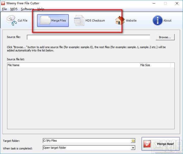 Weeny Free File Cutter(文件切割工具)