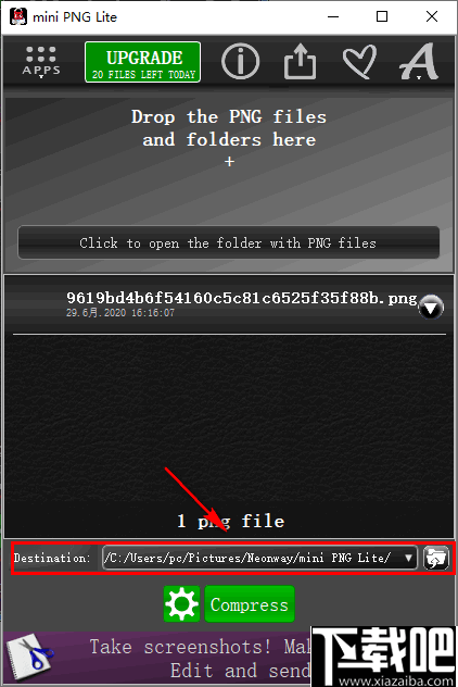 mini PNG Lite(PNG压缩软件)