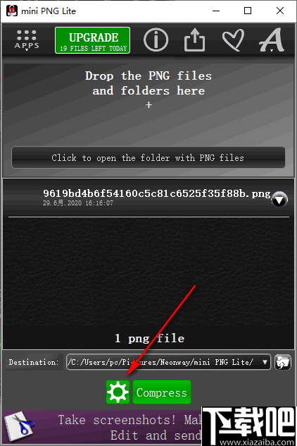 mini PNG Lite(PNG压缩软件)
