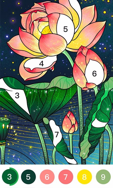 乐涂数字填色(5)