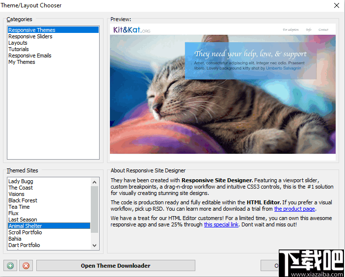 Responsive Site Designer(网站设计软件)