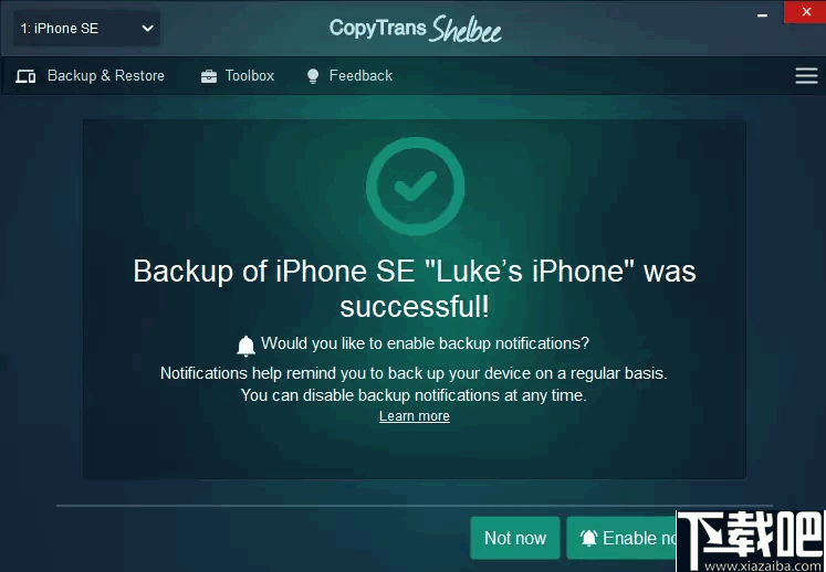 CopyTrans Shelbee(ios数据备份还原工具)