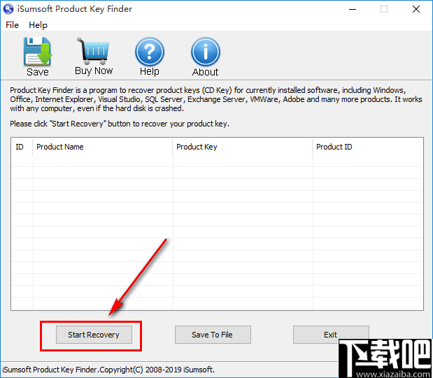 iSumsoft Product Key Finder(密钥恢复工具)