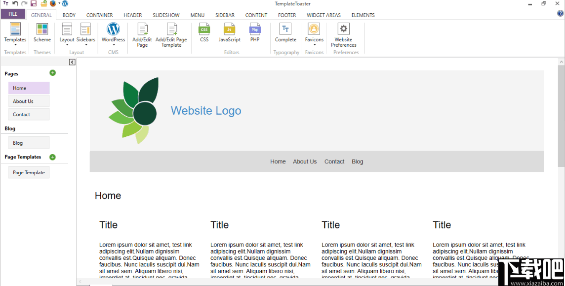 TemplateToaster(网页模板制作工具)