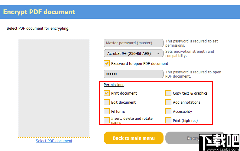 Secure PDF(PDF文件加密工具)