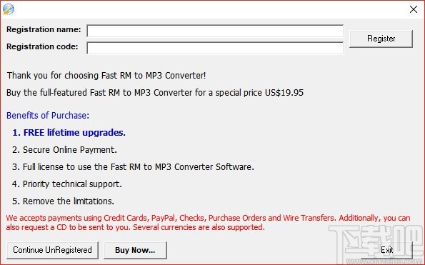 Fast RM to MP3 Converter(RM转MP3工具)