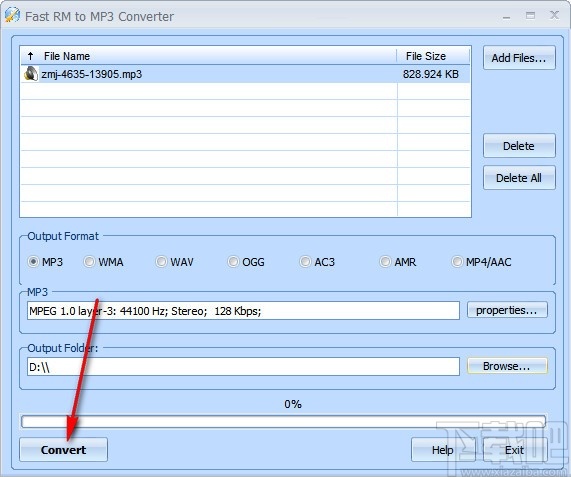 Fast RM to MP3 Converter(RM转MP3工具)