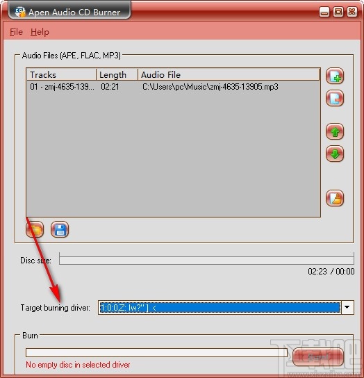 Apen Audio CD Burner(音频CD刻录工具)