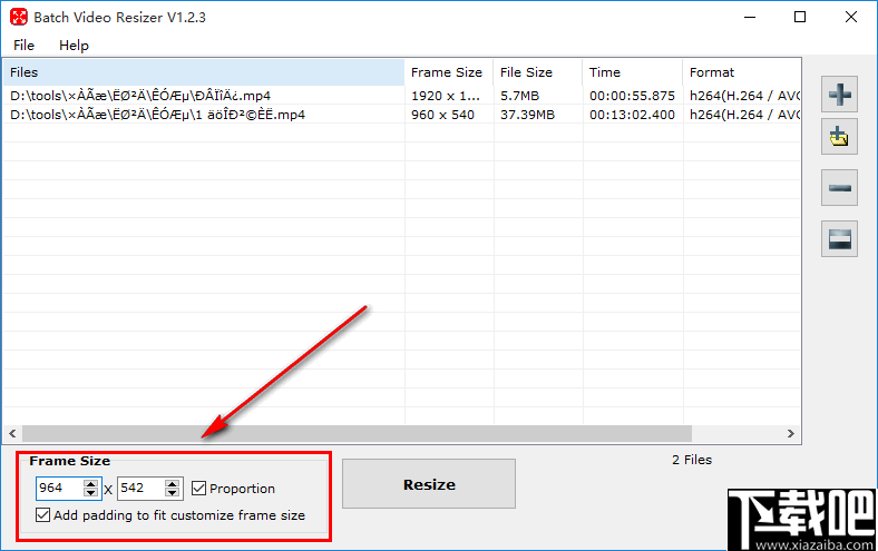 Batch Video Resizer(视频大小转换软件)