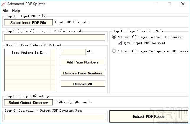 Advanced PDF Splitter(PDF拆分软件)