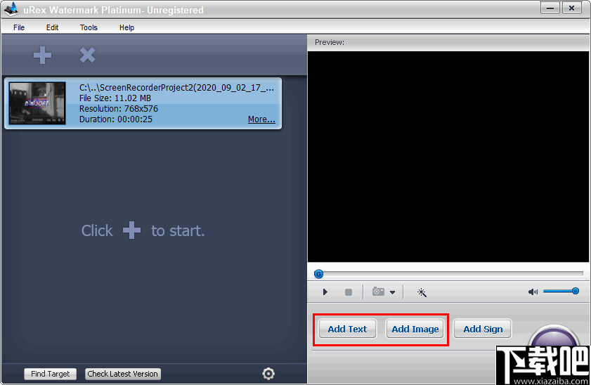 uRex Videomark Platinum(视频水印添加工具)