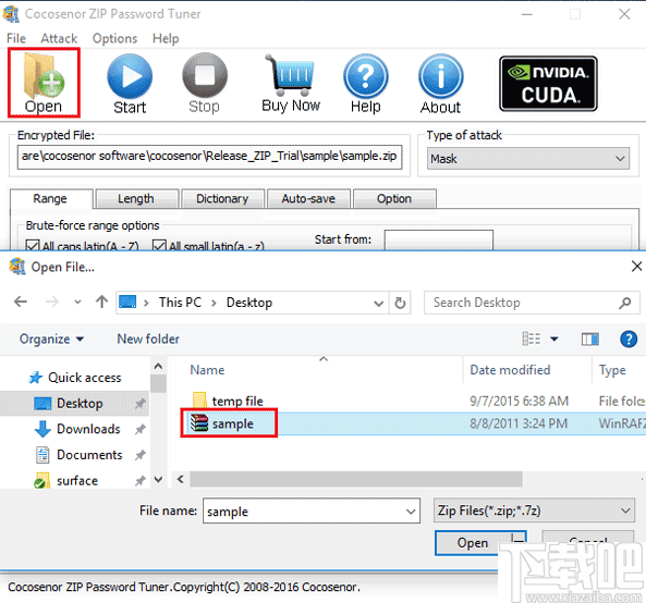 Cocosenor ZIP Password Tuner(zip密码恢复工具)