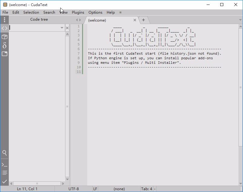 CudaText保存文件的方法