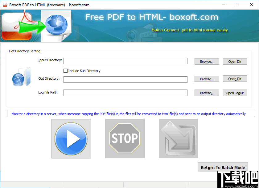 Boxoft PDF to Html(PDF到HTML转换器)