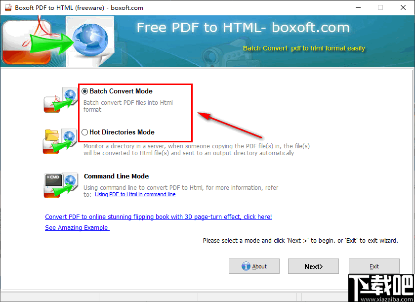 Boxoft PDF to Html(PDF到HTML转换器)