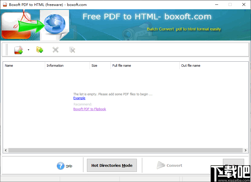 Boxoft PDF to Html(PDF到HTML转换器)
