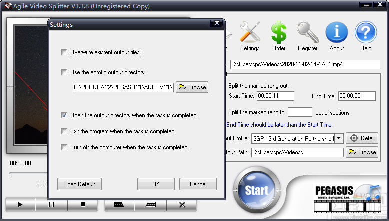 Agile Video Splitter(视频分割工具)