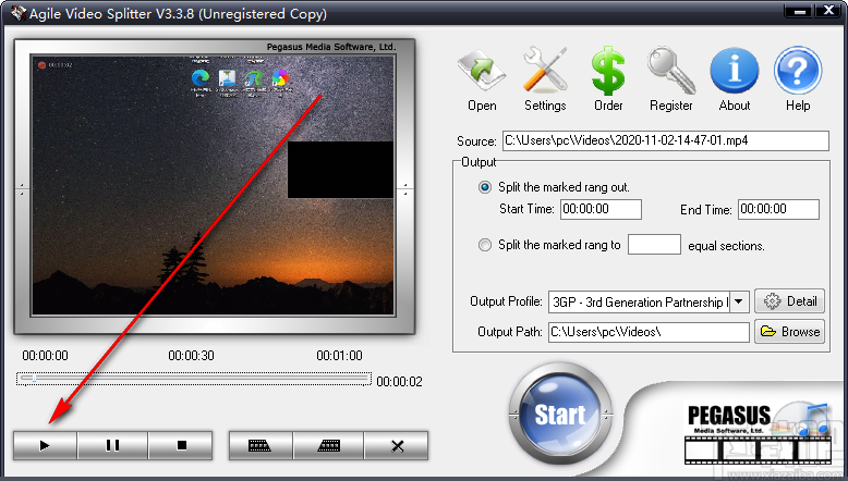 Agile Video Splitter(视频分割工具)