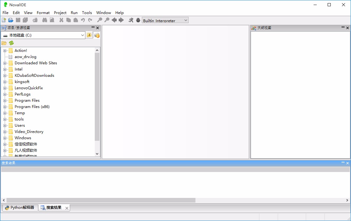 NovalIDE设置中文的方法