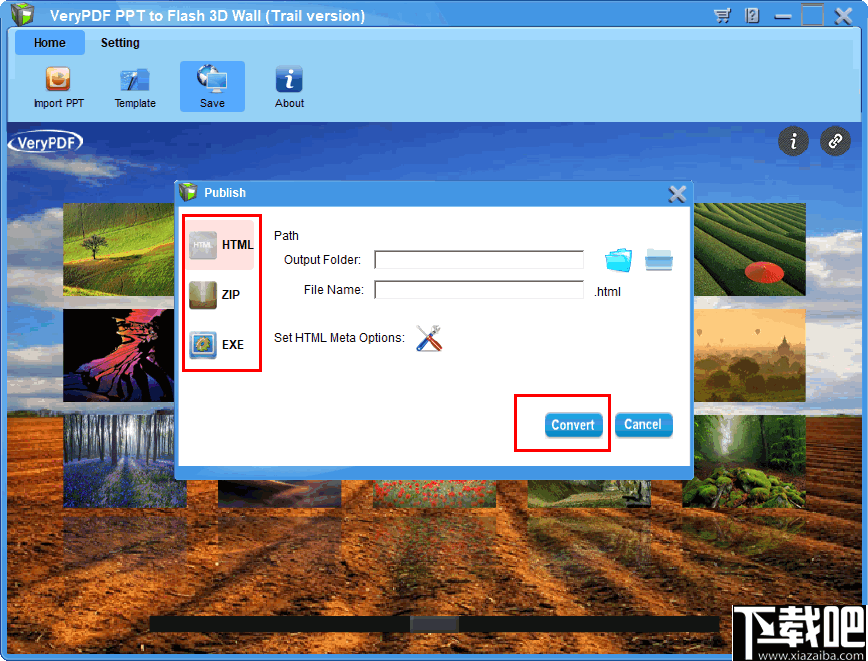VeryPDF PPT to Flash 3D Wall(PPT转Flash工具)