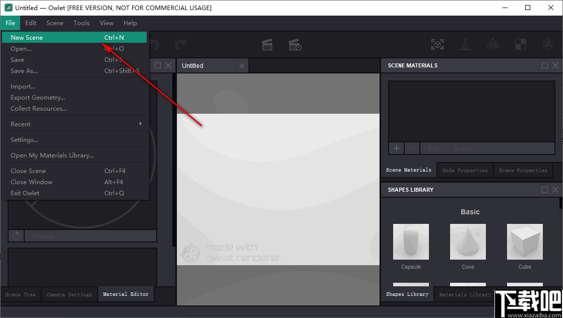 Appsforlife Owlet(光线追踪渲染器)