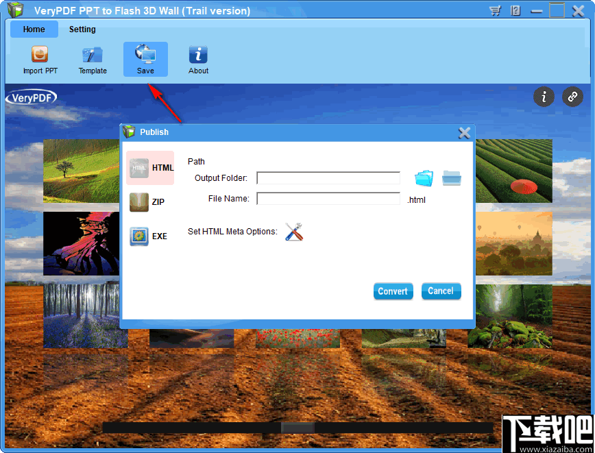 VeryPDF PPT to Flash 3D Wall(PPT转Flash工具)