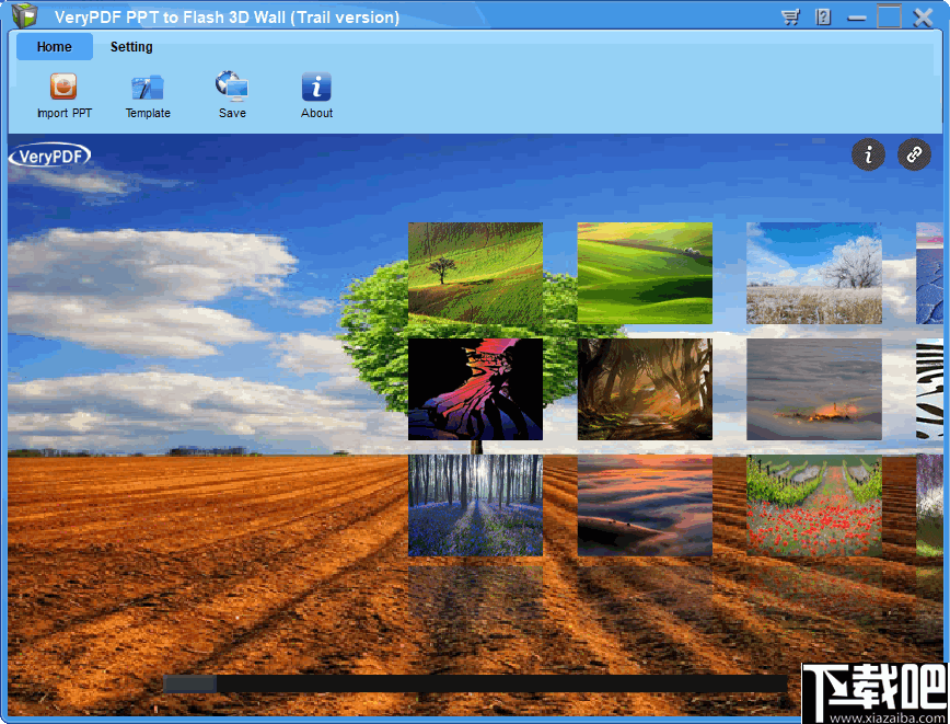 VeryPDF PPT to Flash 3D Wall(PPT转Flash工具)