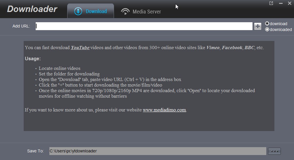 dimo Video Downloader下载网页视频的方法