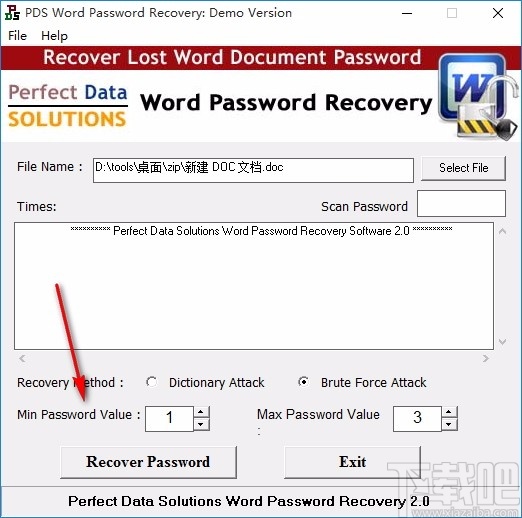 PDS Word Password Recovery(Word密码恢复软件)