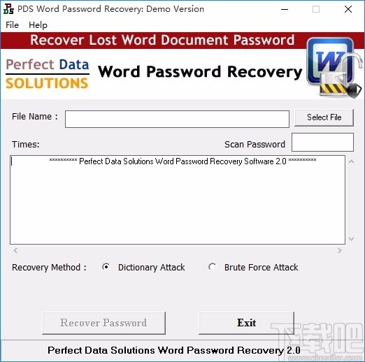 PDS Word Password Recovery(Word密码恢复软件)