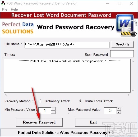 PDS Word Password Recovery(Word密码恢复软件)