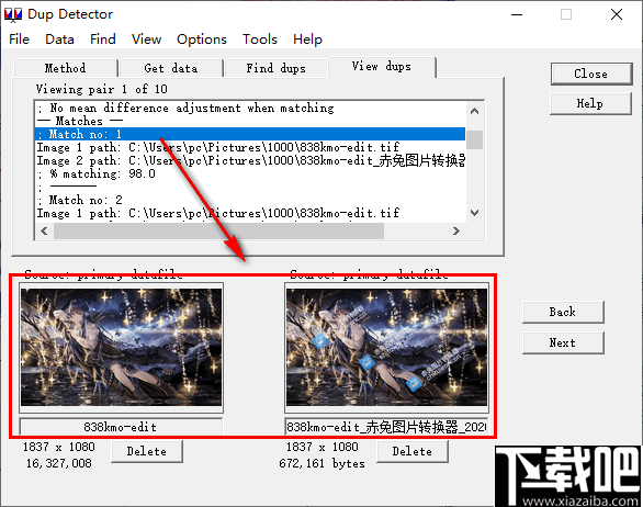 Dup Detector(重复图像对比软件)