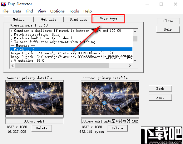 Dup Detector(重复图像对比软件)