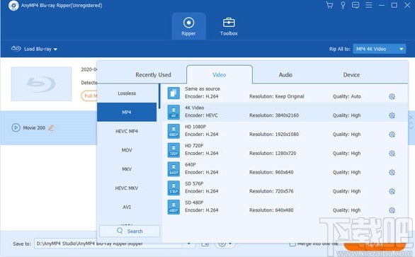 4Videosoft Blu-ray Ripper(刻录软件)