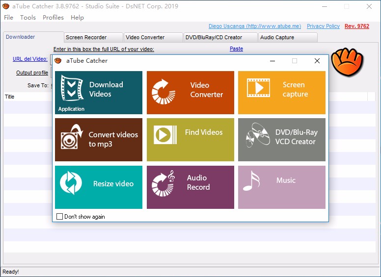 aTube Catcher录制电脑屏幕的方法