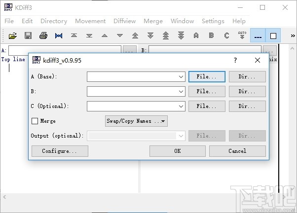 KDiff3(文件比较与合并工具)
