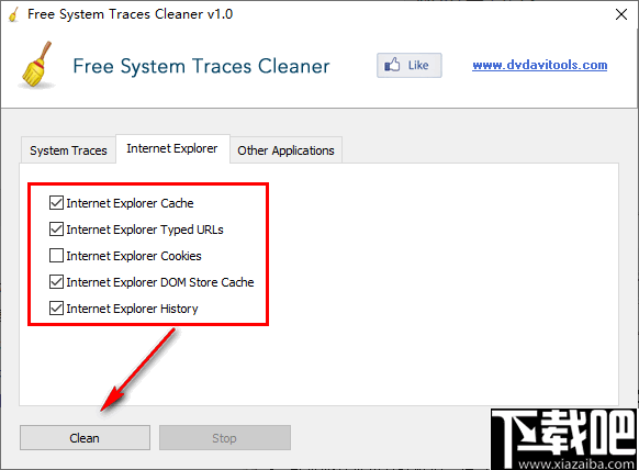Free System Traces Cleaner(系统隐私清理工具)
