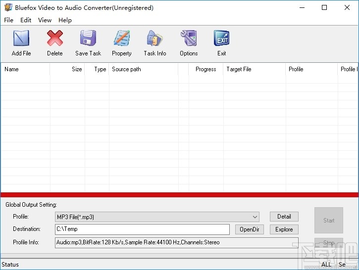 Bluefox Video to Audio Converter(视频音频转换器)