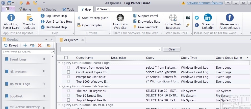 Log Parser Lizard(日志分析软件)