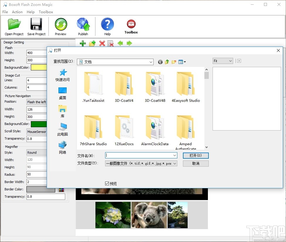 Boxoft Flash Zoom Magic(图片浏览软件)