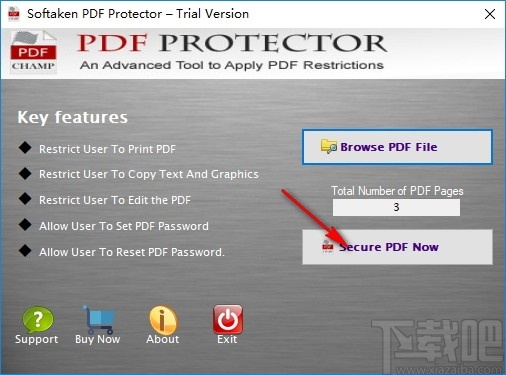 Softaken PDF Protector(PDF加密工具)
