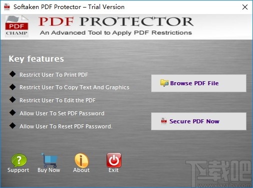 Softaken PDF Protector(PDF加密工具)